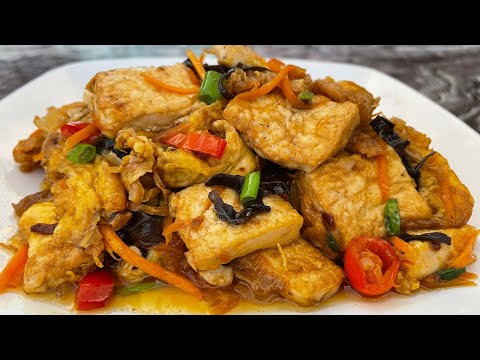 Easy Stir Fry Tofu | Delicious Fried Tofu Recipe