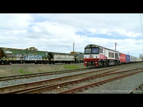 7922V SCT / SBR Containers From Dooen/Horsham - PoathTV Australian Trains & Railways