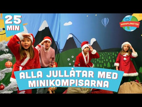 Minikompisarna - Alla jullåtar - Pepparkaksgubbar, Sockerbagare, Midnatt råder, Nu har vi ljus m.fl.