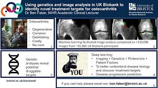 Biobank genetics & image analysis to identify novel treatment targets for osteoarthritis - Ben Faber