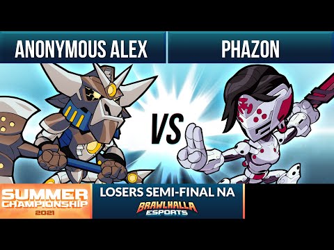 Anonymous Alex vs Phazon - Losers Semi-Final - Summer Championship 2021 - NA 1v1