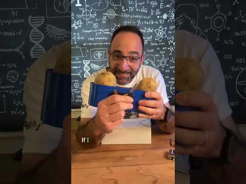 A potato battery? #science #learnonyoutube #Battery #Chemistry #Potato