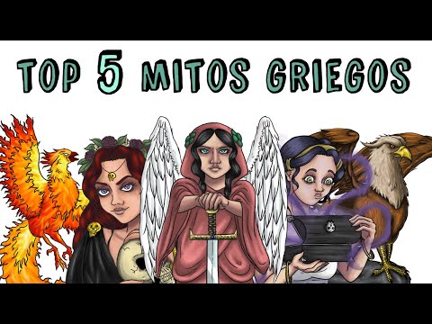 TOP 5 MITOS GRIEGOS: Perséfone, Grifo, Caja de Pandora, Ave Fénix, Némesis | Draw My Life