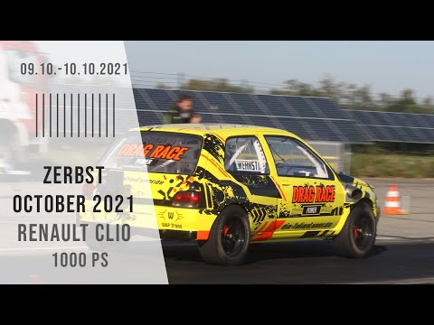DragRacePower Renault Clio 1000PS in  Zerbst 09-10.10.2021 - 9 Sekunden