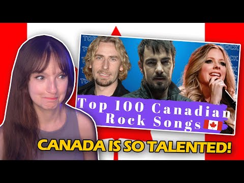 Italian Reacts to the Top 100 Canadian Rock Songs | Music Reaction