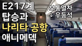 E217계 열차 탑승과 나리타 공항 애니메덱 방문기