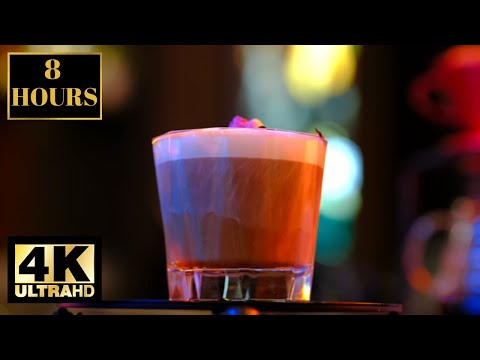 Cocktail Espresso Wallpaper Screensaver Background 8 HOURS 4K