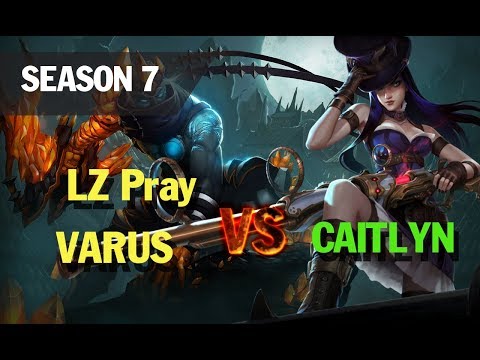 lol esports highlights l LZ Pray plays VARUS ADC vs CAITLYN