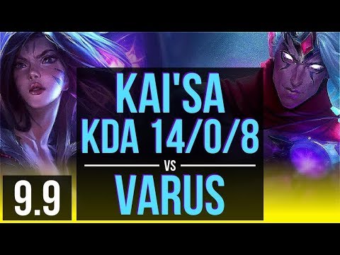 Carry your team as KAI'SA & Thresh vs VARUS & Janna (ADC) | KDA 14/0/8 | EUW Grandmaster | v9.9