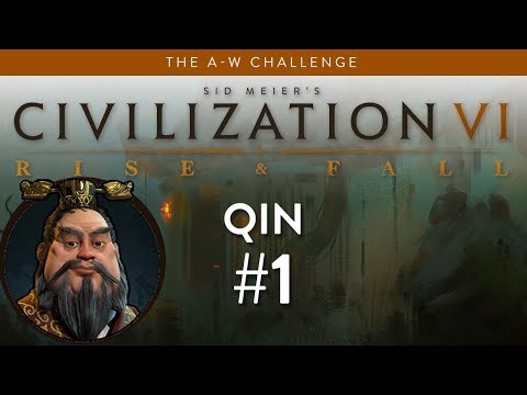 Let's Play Civilization 6: Rise and Fall - Deity - Qin Shi Huang part 1