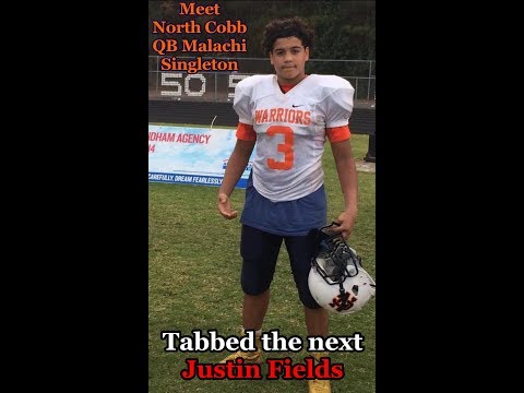 2023 North Cobb QB Malachi Singelton...The next BIG name out of the State of Georgia