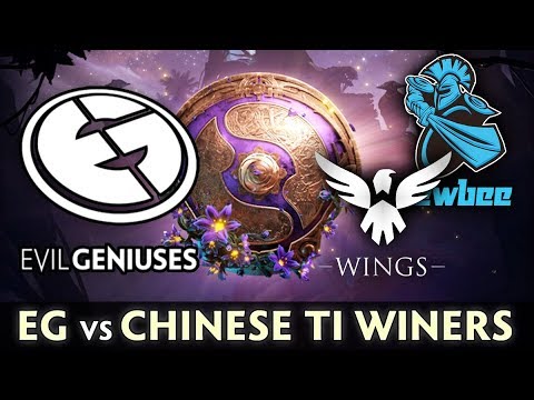 FULL EG vs Chinese TI WINNERS — new party MMR