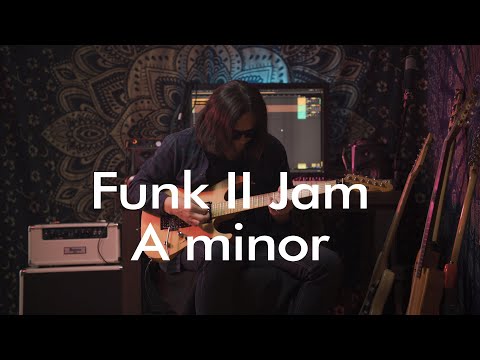 Backing track Power Funk II Jam Track in A minor (Guitar Improvisation by Won Guitar)