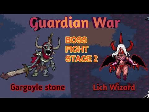 Guardian War Gameplay Part 10 [Boss fight Bone Army & Queen of Blood] Stage 2 clear