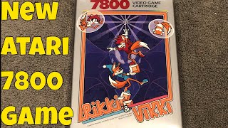 New Atari 7800 Game Rikki & Vikki Unboxing & Review