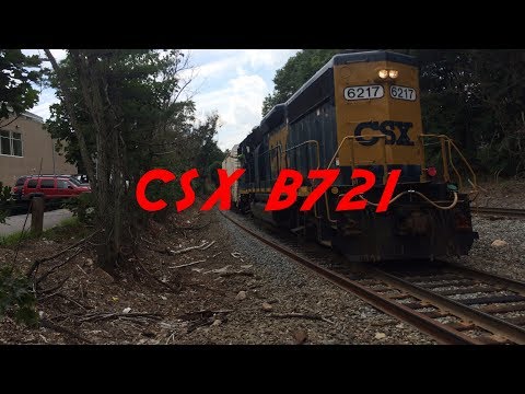 CSX B721 At Wellesley Square