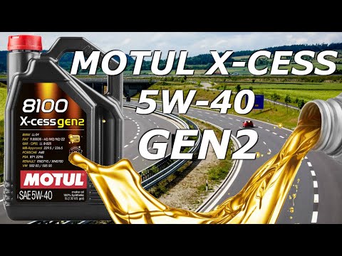 Oil Motor Motul X-Cess 8100 5w40 GEN2 [2020] - Review