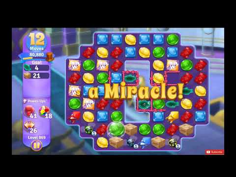 Wonka's World of Candy Level 869 NO BOOSTERS - A S GAMING ✔