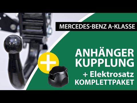 Anhängerkupplung abnehmbar MERCEDES-BENZ A-KLASSE  | GDW Komplettsatz + Montage von Rameder