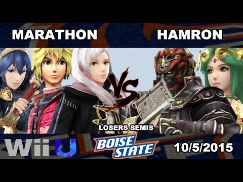 Marathon (Lucina, Shulk, Robin) vs. Hamron (Palutena, Ganon) - SSB4 Losers Semis