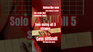 Download lagu 🎶 For C#m Scale   Solo Short:Solo across the neck with one scale.Watch the full tutorial now! mp3