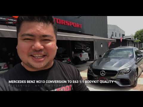 Mercedes Benz W213 Conversion to E63s AMG Bodykit Original 1:1 !!!