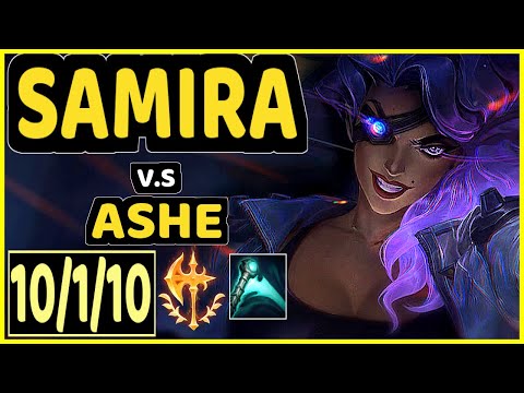K1NG (SAMIRA) vs ASHE - 10/1/10 KDA BOTTOM ADC CHALLENGER GAMEPLAY - OC