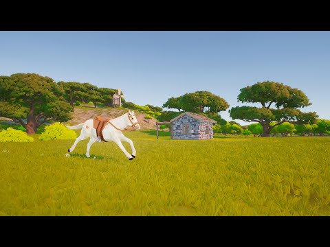 Creating a Synty Meadows Scene with playable Horse in 2 Minutes - It's Unity's New Year Sale!