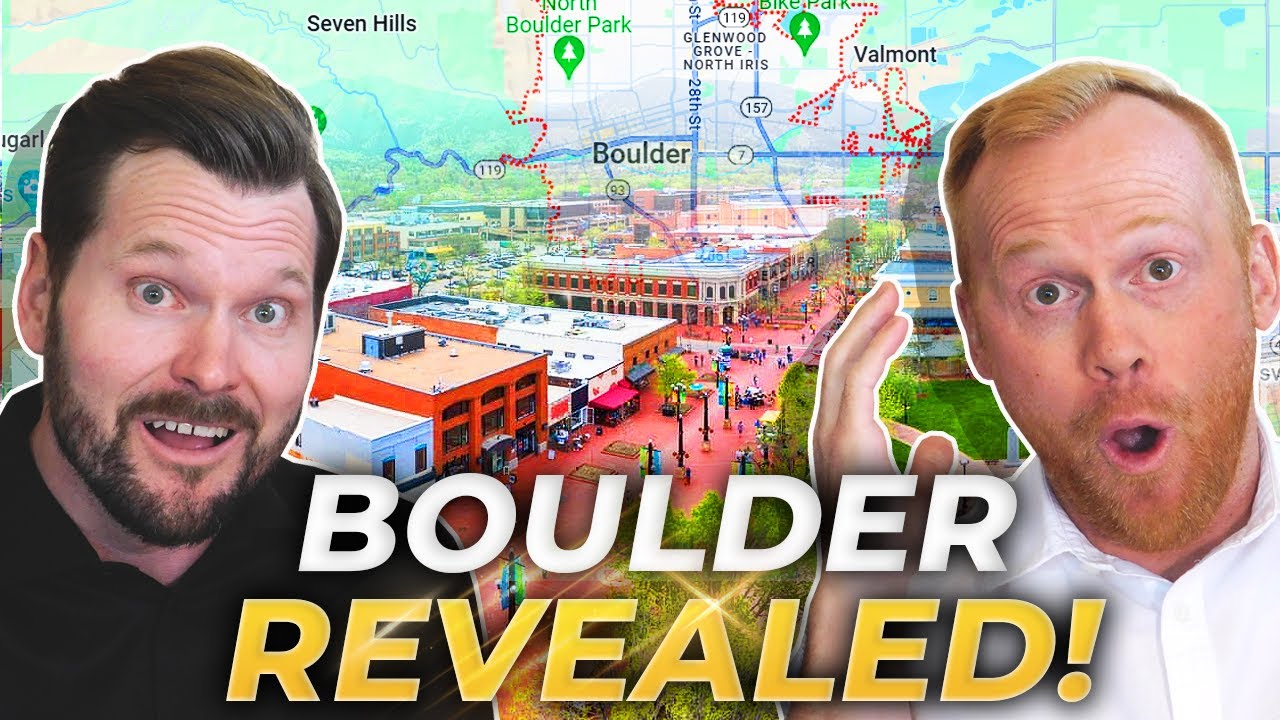 Boulder CO Map Tour: Landmarks & Hidden Gems REVEALED! | All You Need To Know | Living In Boulder CO