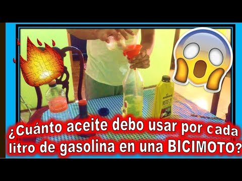 How to prepare the gasoline mixture for a 80cc/66cc 2-stroke motorcycle / Types of oil available