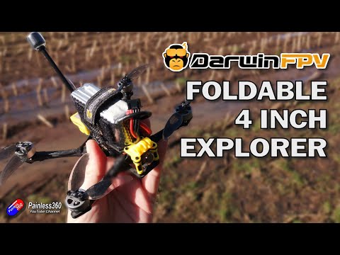 DarwinFPV Foldape4: A foldable pocket sized explorer!