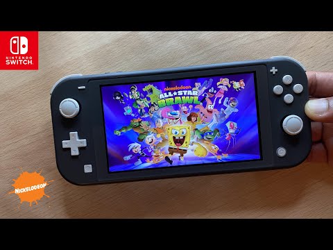 Nickelodeon All-Star Brawl Nintendo Switch Lite Gameplay