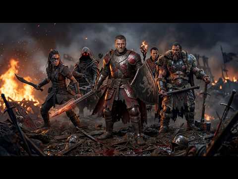 Shattered Crown - Epic Heavy Metal Music Video | Five Warriors Destroy an Empire