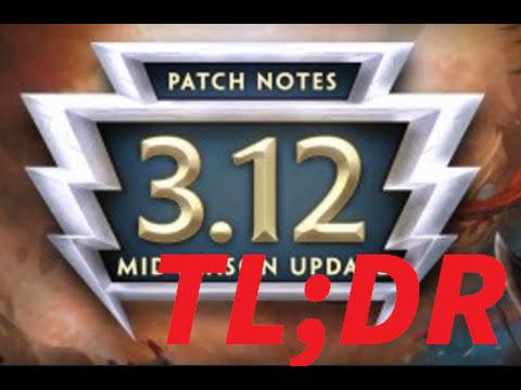 TL;DR SMITE Patch Notes 3.12