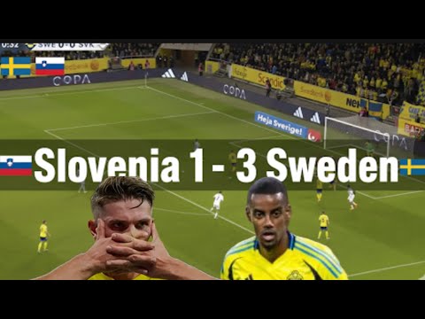 Slovenia 1 - 3 Sweden | World Cup Qualification |  UEFA Qualification: 1st Round: Group B