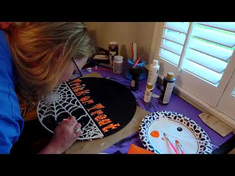 Trick Or Treat Door Hanger Trick or Treat Door Hanger