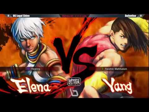 Next Level Battle Circuit 139 - USF4 - Dafeetlee (Elena) vs OG Shine (Yang)