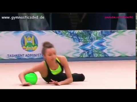 Victoria Mazur Ball Podium Training - WC Tashkent 2017