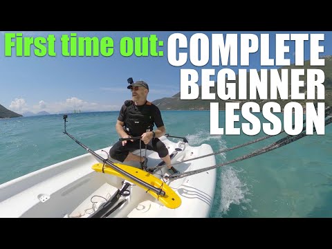 How to sail a dinghy: EASY First lesson for beginners