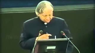 World’s most powerful speech by Dr. APJ Abdul Kalam