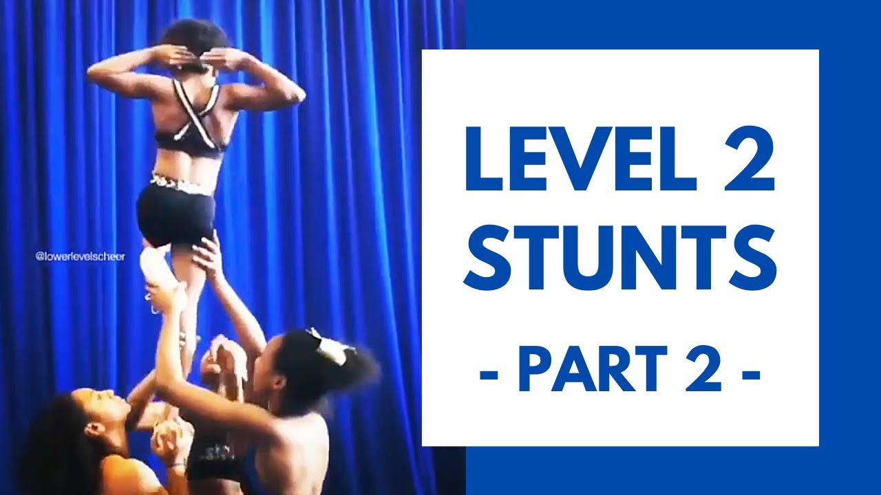 Level 2 cheerleading stunt sequences (part 2)