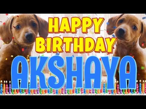 Happy Birthday Akshaya! ( Funny Talking Dogs ) What Is Free On My Birthday