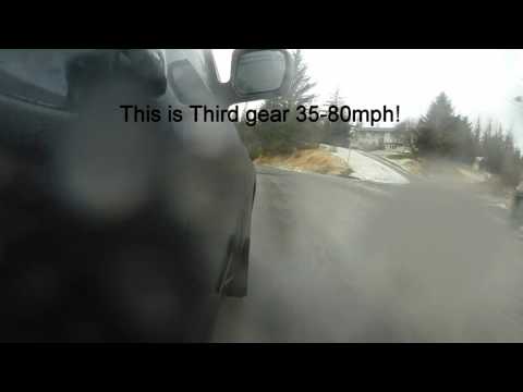 QTP 3 inch Electric exhaust cutout on a Subaru