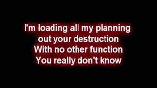 Disturbed - Run (W/ lyrics).
