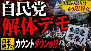 【メディアが報じない】自民党解体デモの衝撃実態！数千人が集結した真相