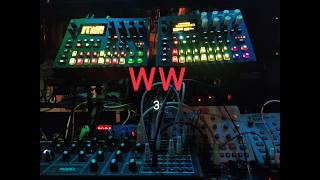 WORLD WAR 3 // Digitone, Edge, Model-15 & Filterbank 2 // Live 142 bpm (sous-titres en français)