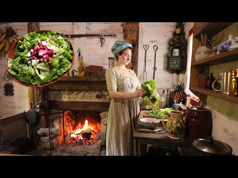 What Was a Salad Like 200 Years Ago? |ASMR Real Historical Recipes|