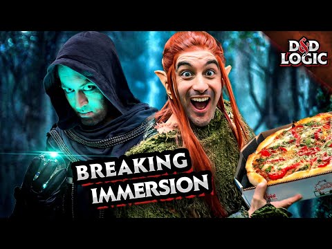 Distracted by pizza in D&D