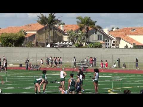 JVG 400m at Edison HS 4-13-17 - Los Alamitos Girls