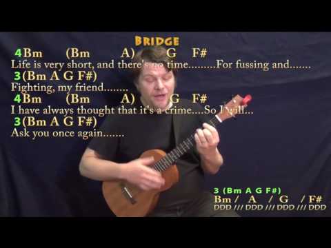 We Can Work It Out (The Beatles) Bariuke Cover Lesson with Chords/Lyrics